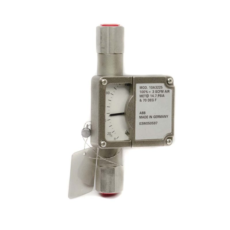 ABB 10A3225 3/8″ Armored Variable Area Flow Meter 3 SCFM Air High