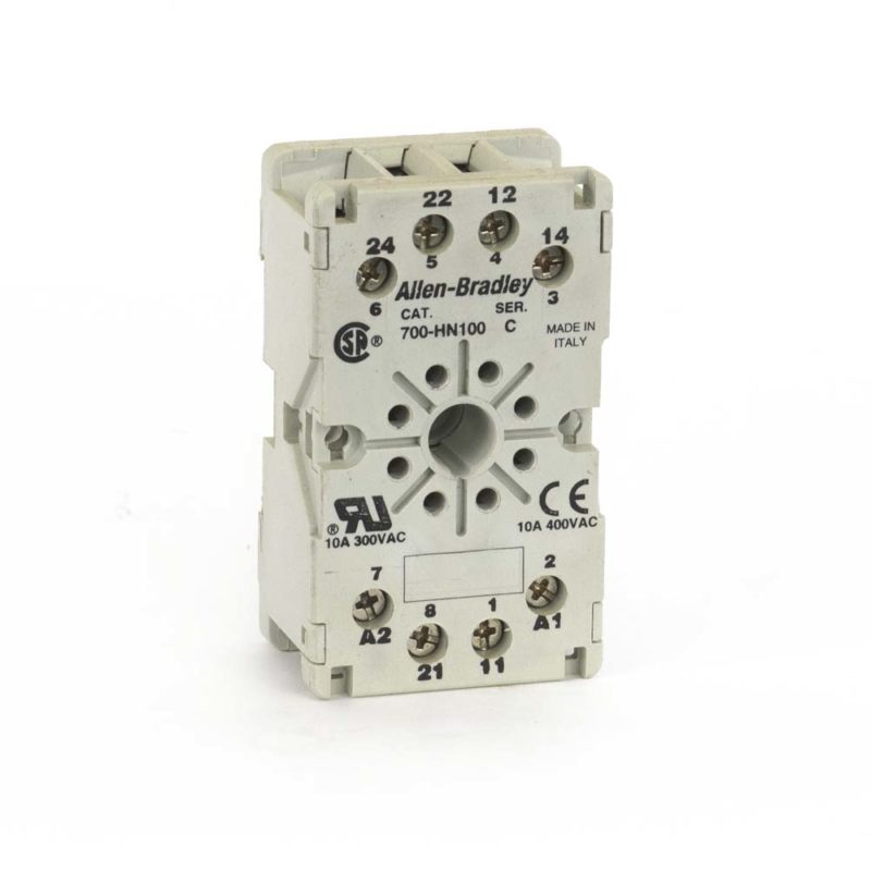 Allen Bradley 700-HN100 Relay Base 8 Pin Socket 700HN100 Ser C | High