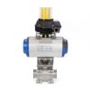 Flo-Tite 2" 316L CF3M SS 1500 WOG Actuated Ball Valve Tri Clamp