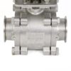 Flo-Tite 2" 316L CF3M SS 1500 WOG Actuated Ball Valve Tri Clamp - Image 2