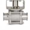 1.5" CF8M SS 1000 WOG Actuated Ball Valve Tri Clamp - Image 2