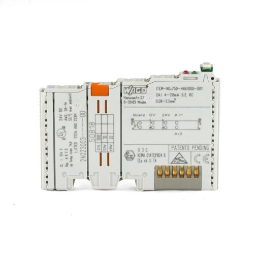 WAGO 750-466 2 Channel Analog Input Module - Image 2